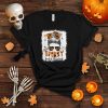 One Spooky Dental Assistant Halloween Messy Bun Bleached T Shirt