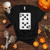 Ten Of Spades Playing Cards Halloween Costume Deck Of Cards T Shirt