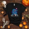 Witch on T rex Funny Halloween Brooms Are For Armatures T Shirt