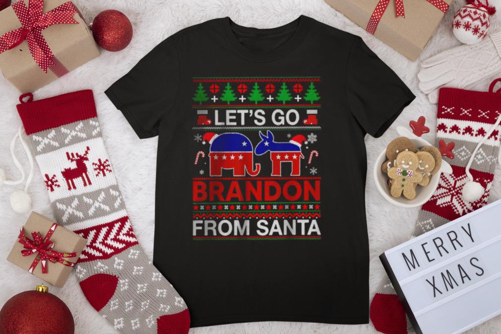 Go Brandon Let’s Go 2024 Meme Biden Ugly Christmas Sweater T Shirt