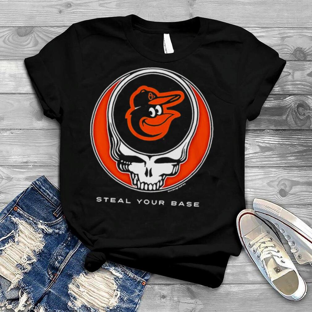 Baltimore Orioles Grateful Dead Steal Your Base Shirt