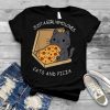 Just A Girl Who Loves Cats And Pizza Cute Cat Lover T Shirt