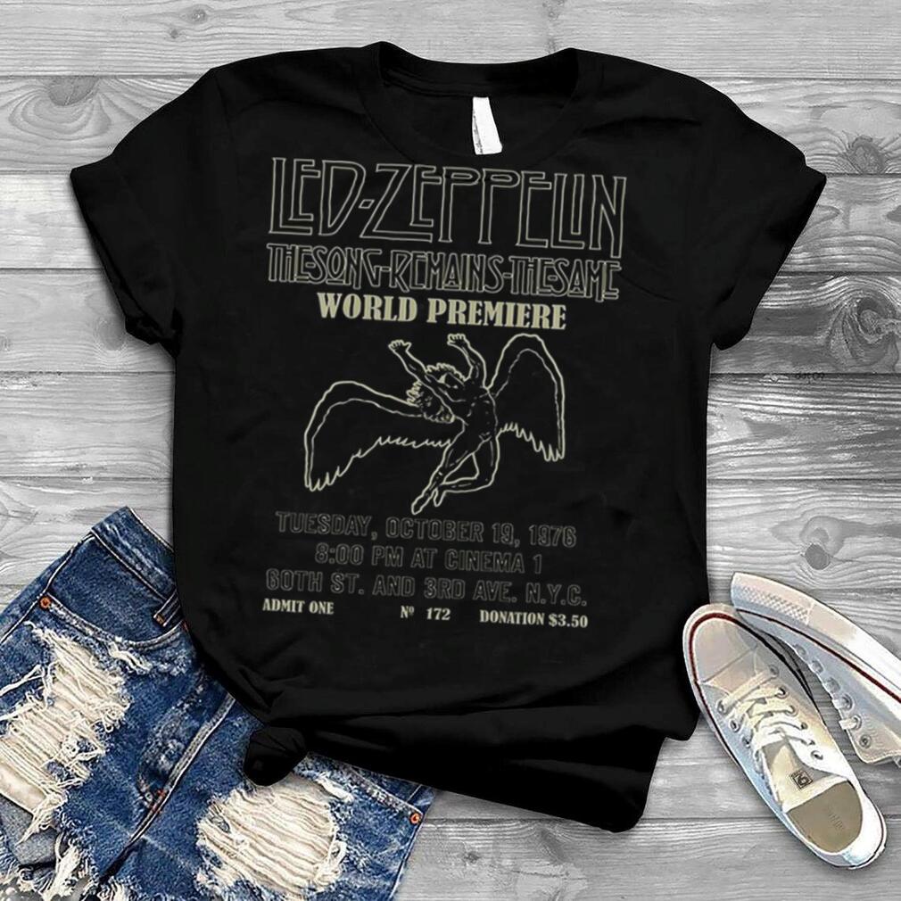 Led Zeppelin Tsrts World Premier T Shirt