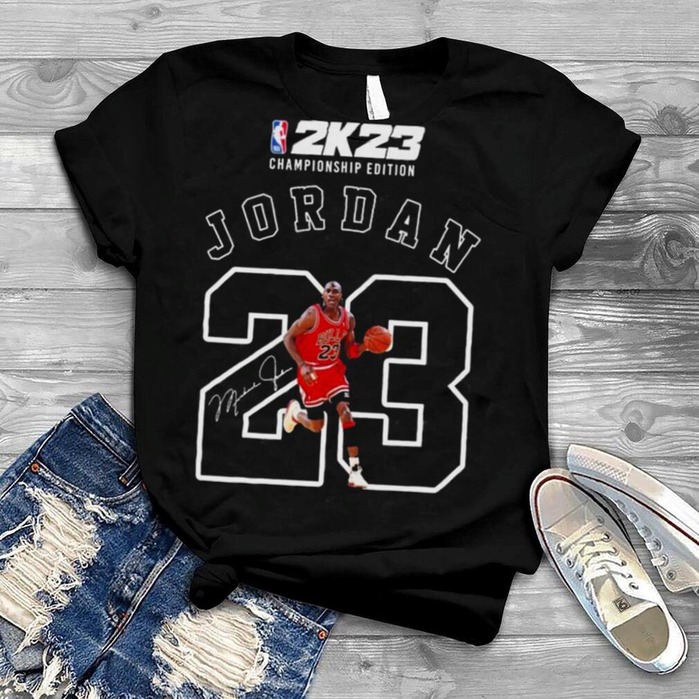 NBA 2K23 Championship Edition Michael Jordan 23 Signature Shirt