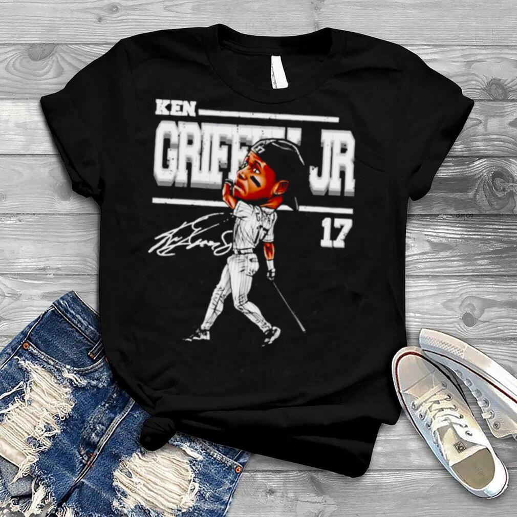 Ken Griffey Jr. Chicago White Sox cartoon signature shirt