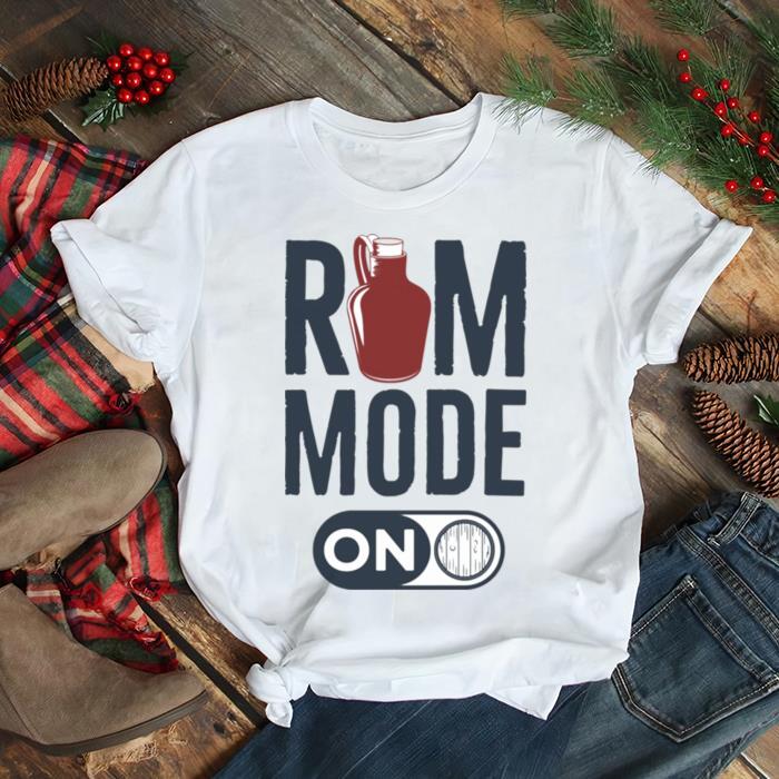 Rum Mode On Jack Sparrow Pirates of the Caribbean shirt