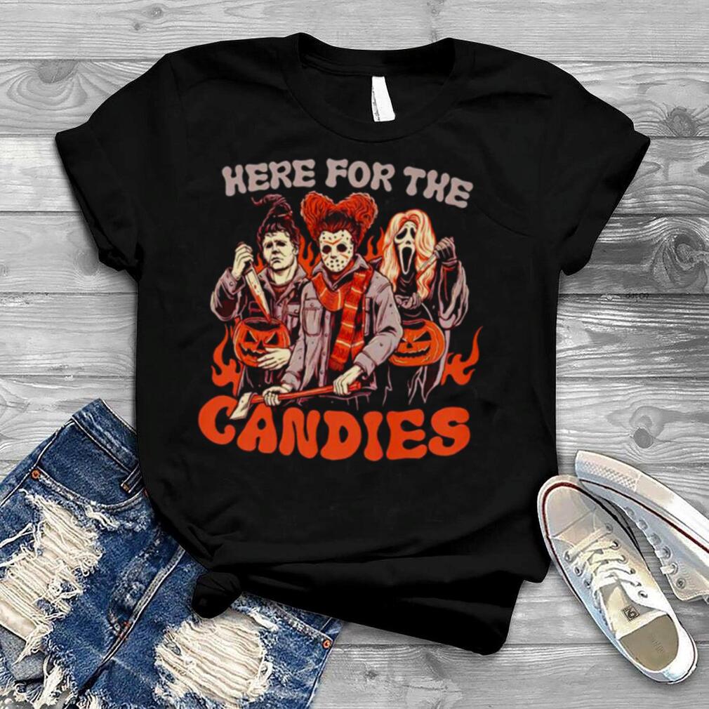 Hocus Pocus Horror movie Here for the candies shirt