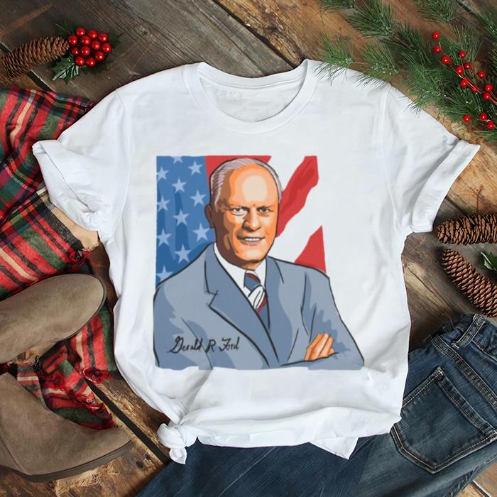 Digital Portrait Gerald Ford shirt