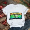 Monsters Vs Aliens Logo Cartoon shirt