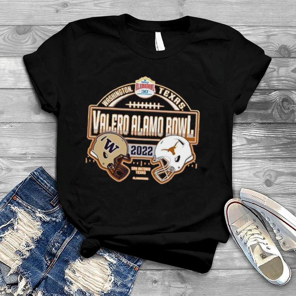 Texas Longhorns vs Washington Huskies 2022 Alamo Bowl Matchup shirt
