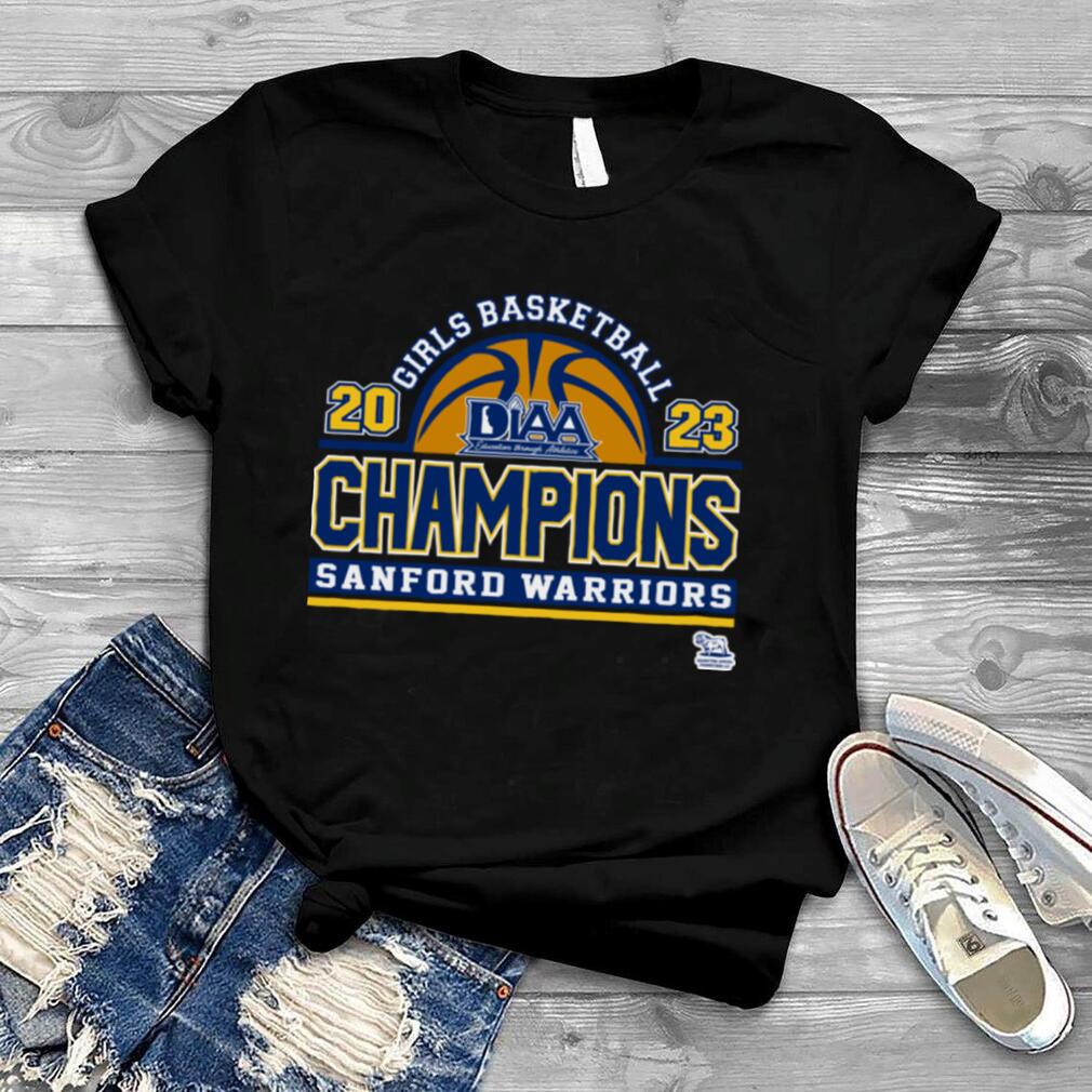 DIAA 2023 Girls Basketball Champions Sanford Warriors shirt