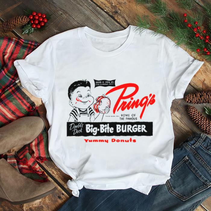 Pring’s Big Bite Burger Packaging shirt