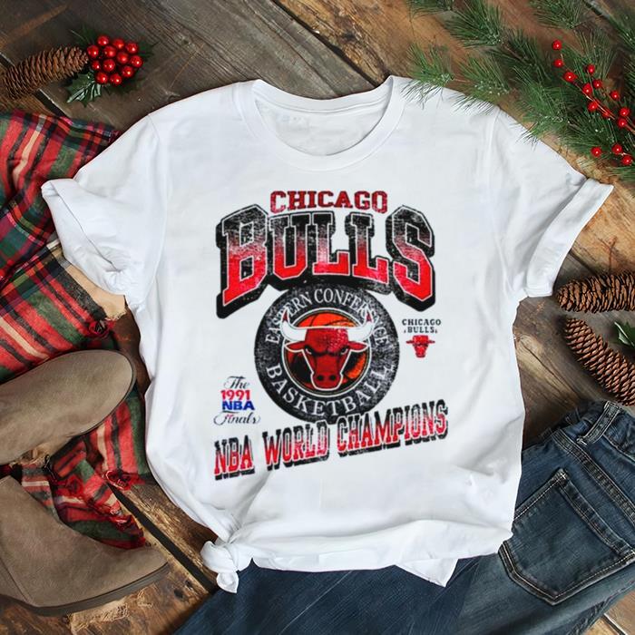 1991 Chicago Bulls 'NBA World Champs' Logo T-Shirt