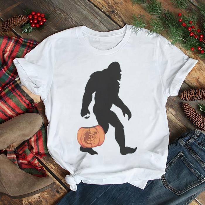 Baltimore Orioles Bigfoot Halloween shirt