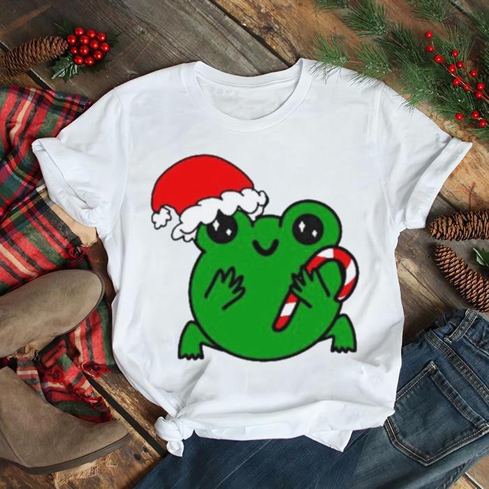 Christmas frog shirt