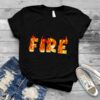 Fire and Ice DIY Last Minute Halloween Party Costume Couples Shirt
