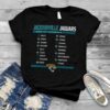 Jacksonville Jaguars 2023 NFL Schedule T Shirt