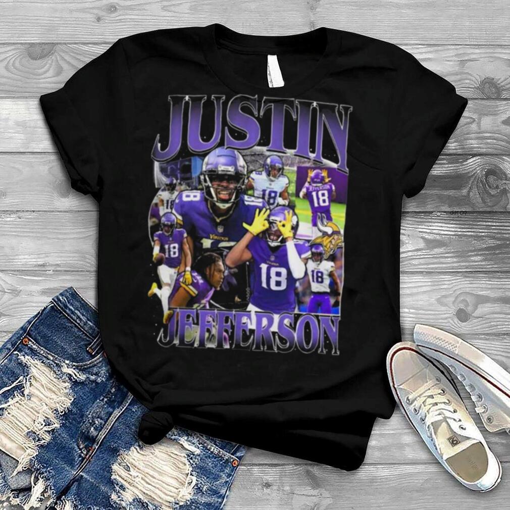 Minnesota Vikings Justin Jefferson 18 T Shirt