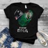 New England Patriots And Boston Celtics Heart It’s In My DNA 2023 T Shirt
