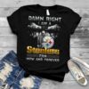 Skeleton Damn Right I Am A Pittsburgh Steelers Fan Now And Forever T Shirt