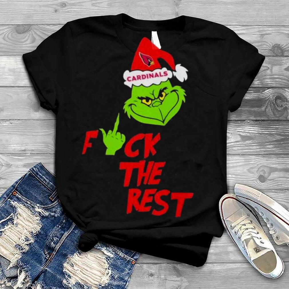 Arizona Cardinals Santa Grinch Fuck The Rest Christmas shirt