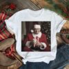 Donald Trump Santa Claus drinkin’ milk Christmas 2023 shirt