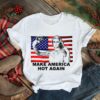 Hilton Make America Hot Again Funny Us Flag shirt