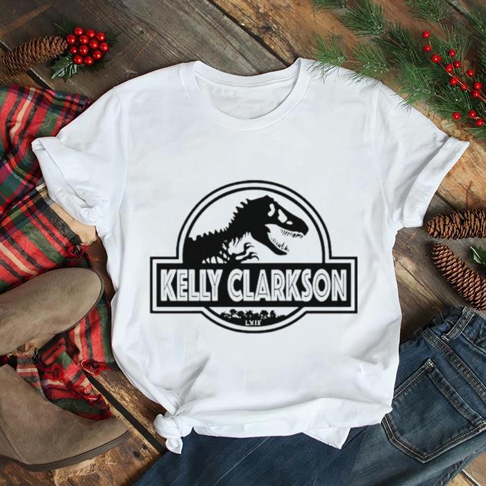 Jurassic Kelly parody logo shirt