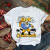 Los Angeles Chargers Santa Claus Powder Blue Christmas T shirt