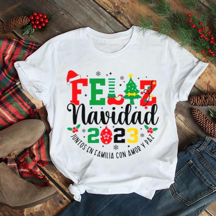 Feliz Navidad 2023 Spanish Christmas shirt