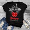 God First Family Second Then Nebraska Huskers Basketball 2024 T shirt